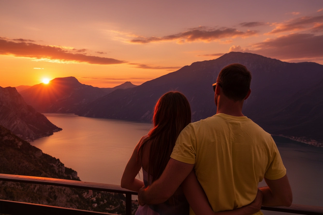 Tramonti indimenticabili sul Garda: Il rifugio perfetto per chi ama camminare in quota.